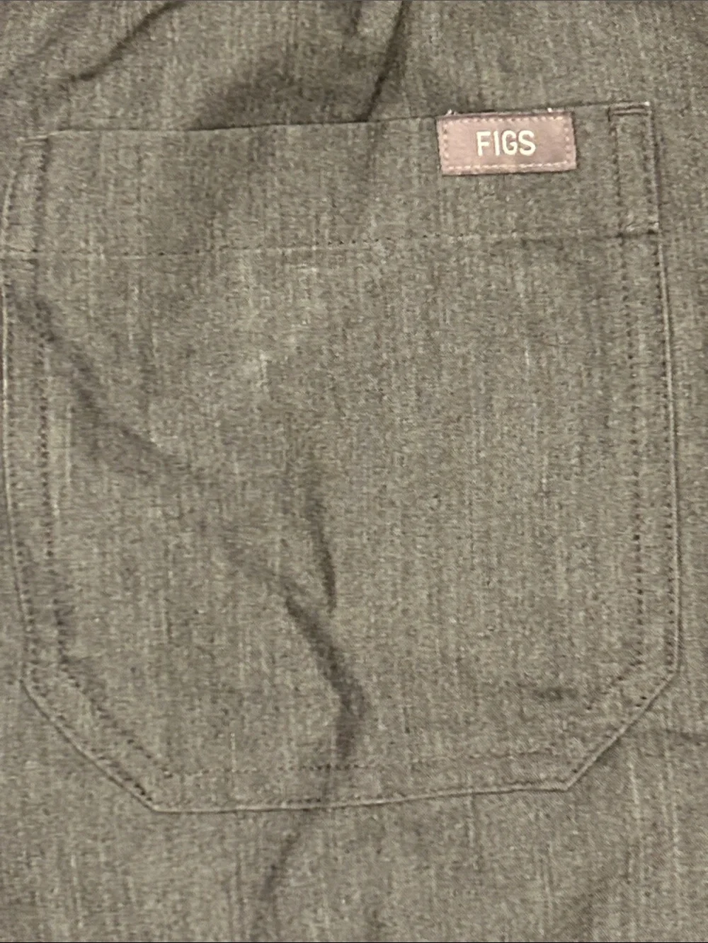 FIGS Men's Pisco Basic Straight Leg Scrub Pants Size Small Gray Graphite FM4500